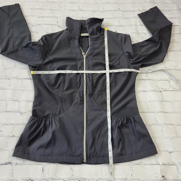 Chico’s Zenergy Woman’s black lightweight full zip jacket size 0 S - Picture 2 of 15